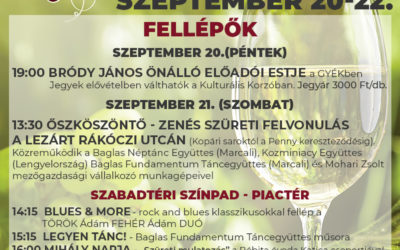 Érik a szőlő őszi fesztivál – 2019. szeptember 20-21-22.