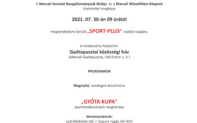 Sport Plus családi nap – 2021.07.30.